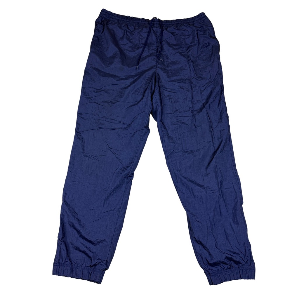 Vintage USA Olympic Windbreaker Pants Men Large Navy Track Joggers 90s JCPenney